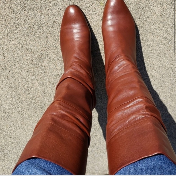 Vintage Gucci Leather Riding Pull On Boots - Picture 5 of 16